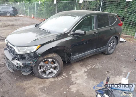 2017 Honda Cr-V Ex-L/Ex-L Navi from USA, damaged, VIN 5J6RW1H89HL002775